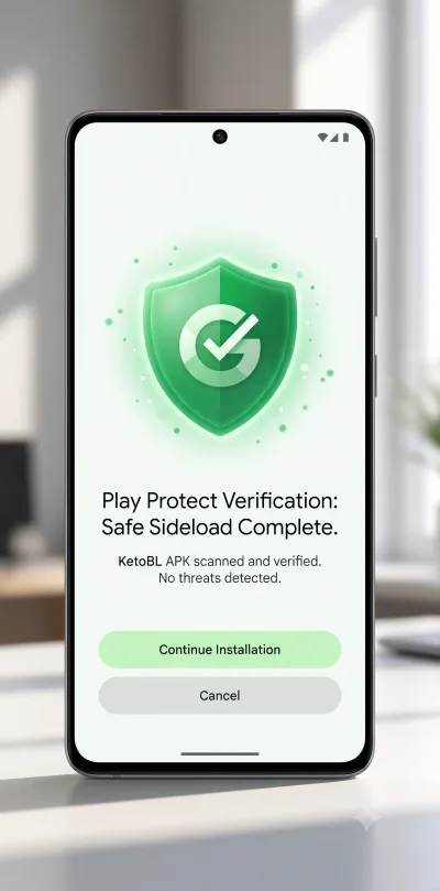 Is KetoBL APK safe — Android sideload and Play Protect install review