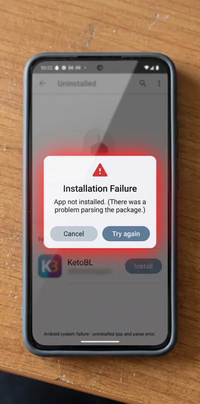 KetoBL APK install problems and fixes on Android